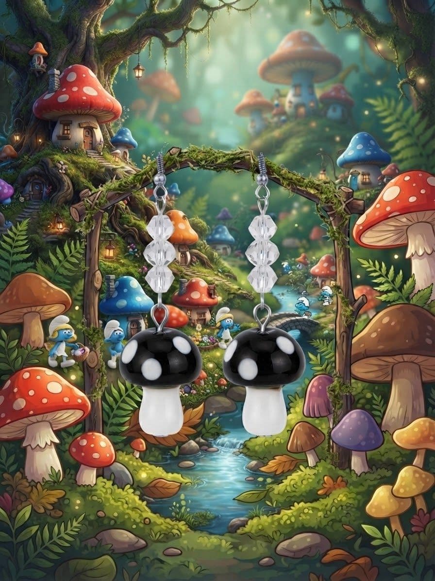 Orecchini pendenti "Magia del Bosco"